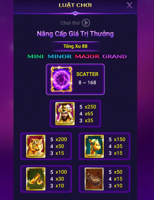 Nổ Hũ Bảo Vật Ba Tư Tại VaoBet Với Những Phần Thưởng Giá Trị Cực Khủng