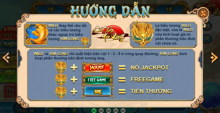 Chinh Phục Slot Game Cá Chép Hoá Rồng Tại VaoBet Cơ Hội Thắng Cược Khủng
