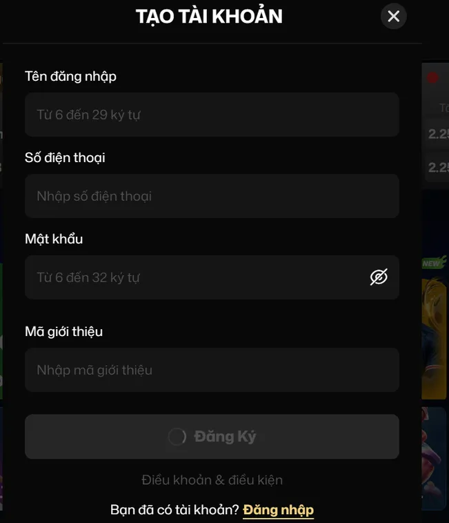Đăng Ký VaoBet Nhanh Chóng Để Khám Phá Thế Giới Cá Cược Đẳng Cấp Thượng Lưu