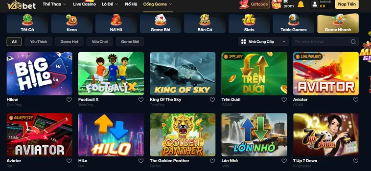 Siêu Phẩm Game Nhanh Vương Miện Và Mỏ Vàng Tại VaoBet Chinh Phục Mọi Cao Thủ