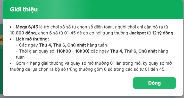 Chinh Phục Giải Jackpot Khủng Cùng Mega 645 VaoBet Đầy Hấp Dẫn