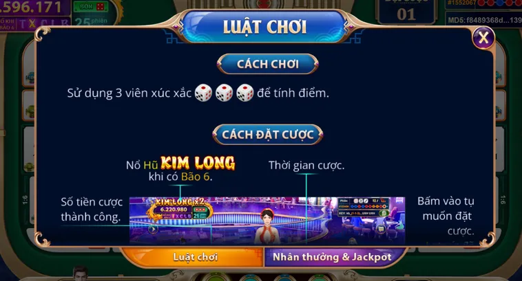 Sicbo Ngũ Long Tại VaoBet Với Tỷ Lệ Thắng Cược Cực Khủng Mỗi Ngày
