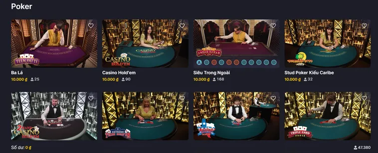 Bùng Nổ Những Ván Bài Poker Tại Vaobet Với Cơ Hội Chinh Phục Phần Thưởng Khủng