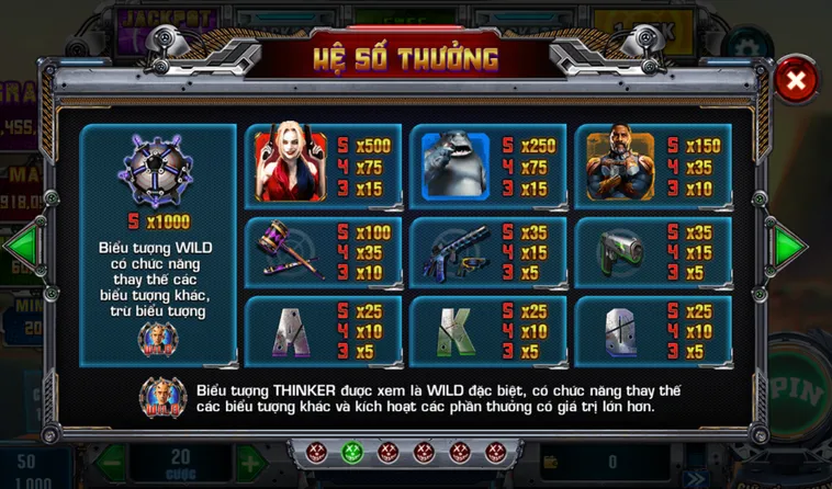 Khám Phá Slot Game Suicide Squad Tại VaoBet Với Cơ Hội Thắng Cược Đỉnh Cao